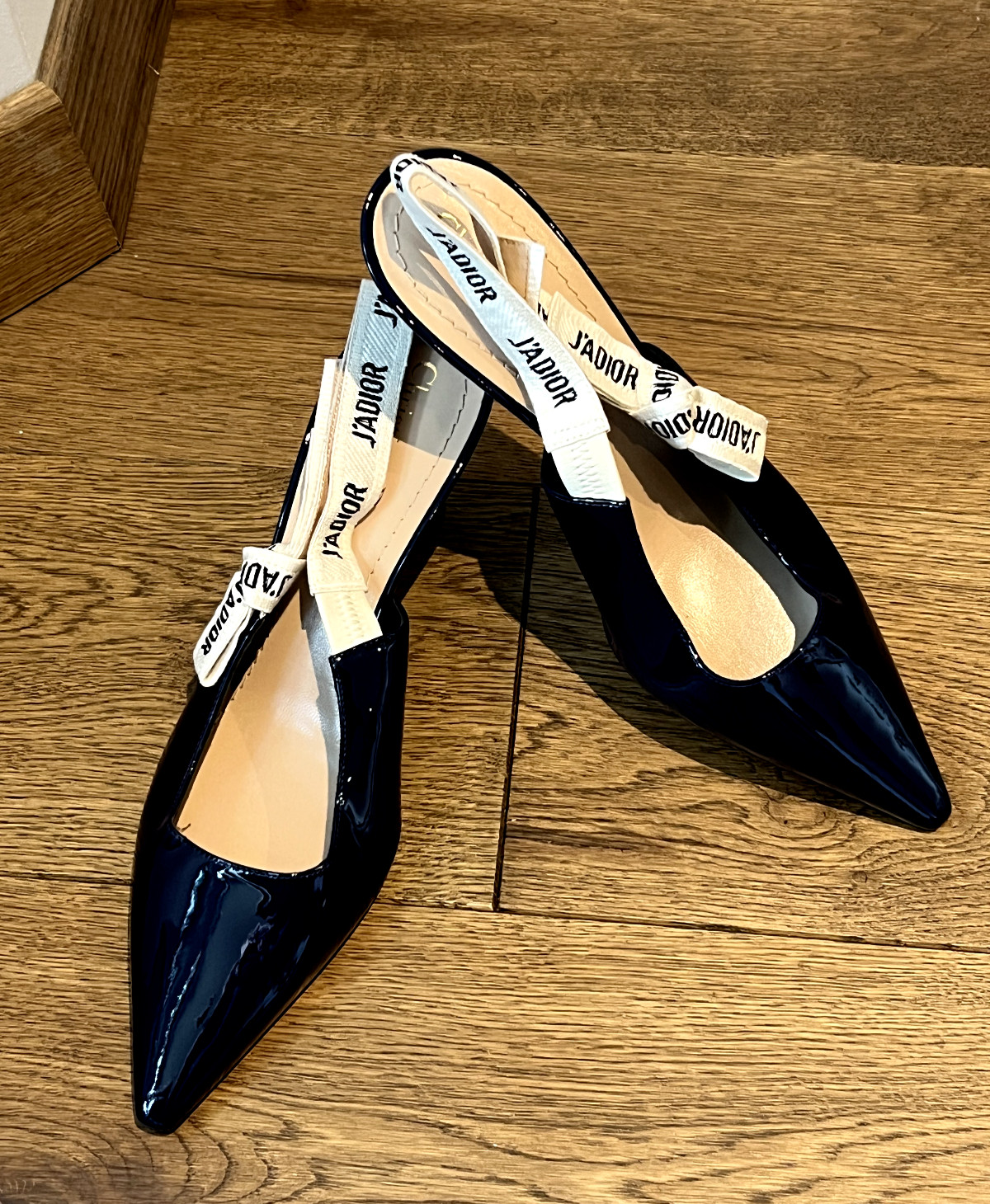 Christian Dior Indigo Blue J'Adior Slingback Pumps EU Size: 38.5
