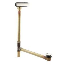 Kohler K-7271-SN 5 Clearflo 1-1/2" Toe-Tap Tub Drain Kit - with Brass Slotted O