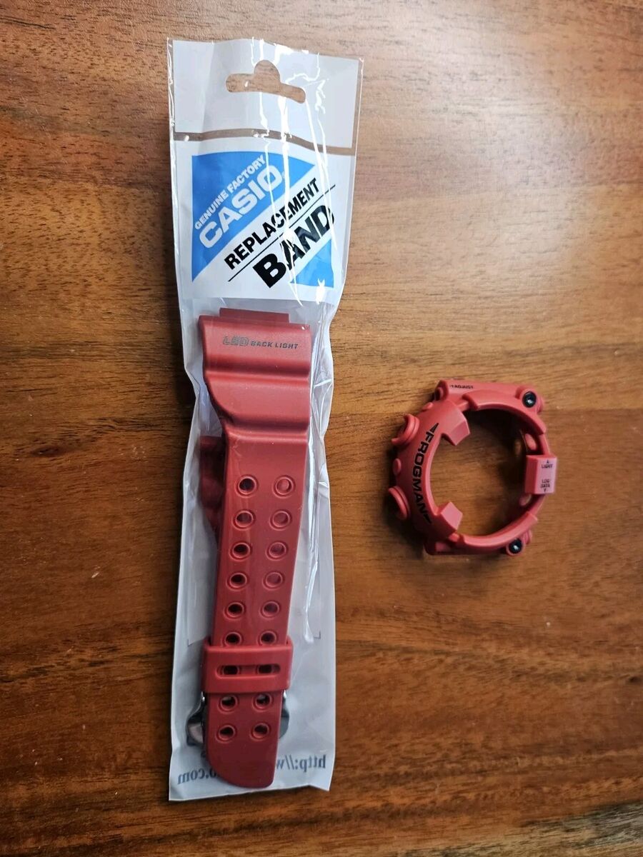 Casio G-Shock Frogman GW-8230 Red Bezel/Band Set Brand New Casio G-Shock Frogman GW-8230 Red Bezel/Band Set Brand New