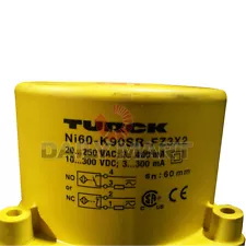 TURCK NI60-K90SR-FZ3X2 2-Wire AC DC NonEmbeddable Rectangular Inductive Sensor