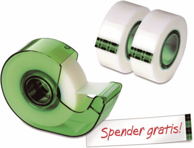 Scotch Magic Transparent Klebeband 3 Rollen Klebefilm 19mm x 25m Handabroller