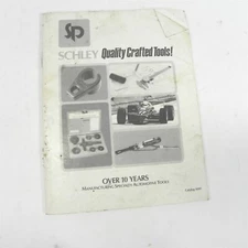 VINTAGE 1970S SCHLEY QUALITY CRAFTED SPECIALTY AUTOMOTIVE TOOLS TOOLS CATALOG 