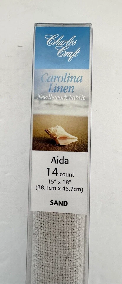 Charles Craft Aida Cloth Mixed Lot Cotton and Linen 14 & 18 Count Cross Stitch - Image 3 of 4