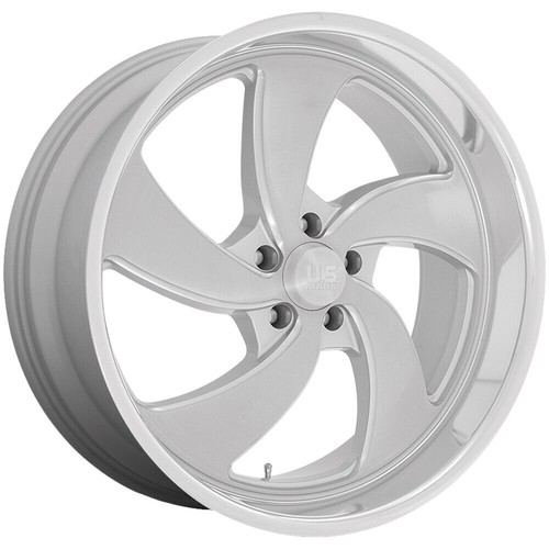 4-US Mags U134 Desperado 5 22x8.5 5x5" +1mm Brushed Wheels Rims 22" Inch - Picture 1 of 2
