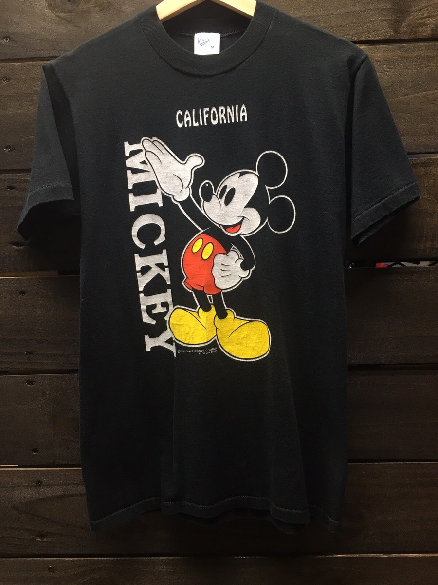 Vintage 90s Disney Mickey Mouse California Velva Sheen Tee Shirt