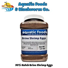 Brine Shrimp Eggs Jar. Premium Grade 90% Hatch Great Salt Lake Artemia Eggs