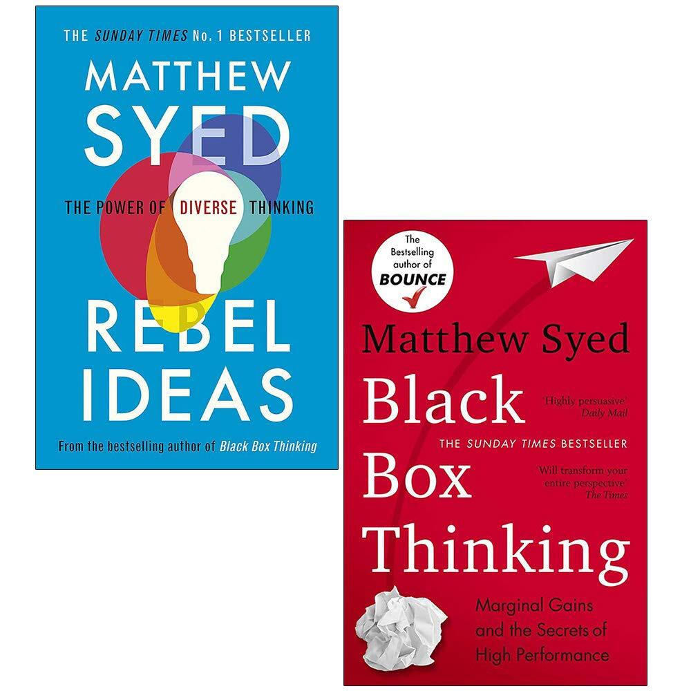 Matthew Syed 2 Books Collection Set [Rebel Ideas and Black Box Thinking] PB NEW