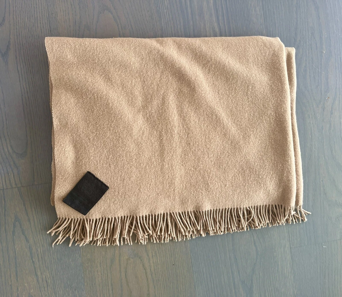 CALWER DECKE Large Lambswool Angora Wool Blanket Made In Germany 70 X 47