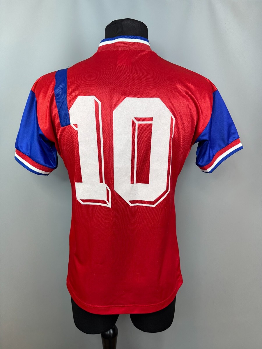 サッカー　1993-95 バイエルンユニホーム　　ゲームシャツ BAYERN MUNICH 1993 1995 MATTHAUS HOME SHIRT FOOTBALL SOCCER ADIDAS
