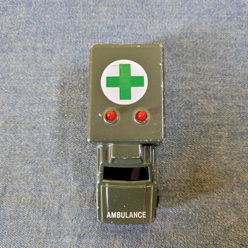 Vintage Majorette Sonic Flashers Military Ambulance Medic 1980s Red lights - Picture 5 of 5