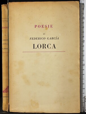 POESIE. FEDERICO GARCIA. GUANDA. 1ED.