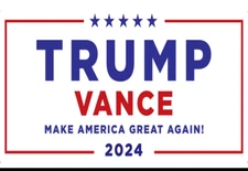 DONALD TRUMP 2024 Vance Make America Great Again Metal Fridge Magnet 2.75x4 8356
