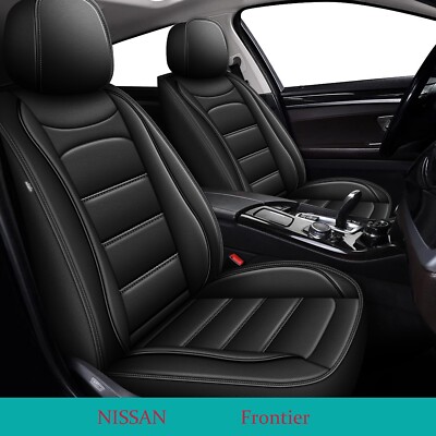 Car 5-Seat Cover Cushion PU Leather For Nissan Frontier Crew Cab 2007-2023