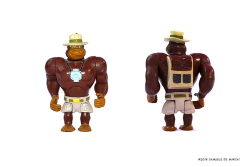 Figurine Grunt Gorilla + Arme Et Zaino Filmation Ghostbusters TYCO Vintage