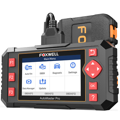 FOXWELL NT604Elite Car OBD2 Scanner Diagnostic ABS SRS Engine AT Code Reader