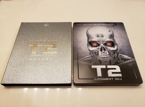 T2 Judgment Day(Blu-Ray) (1991) KIMCHIDVD Embossed SteelBook W/Slip. Sealed!OOP! - Picture 6 of 12