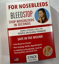 BleedStoP First Aid Powder Strip for Blood Clotting, Trauma Kit, (2) PACK OF 6