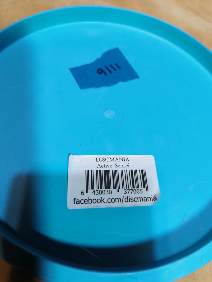 Disc Golf Putter Approach, Discmania Sensei, Active Premium Blue, 3/3/0/1, 168 g - Image 4 of 4