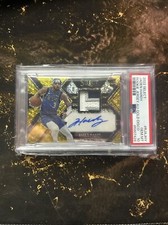 2022 Select Jaden Hardy Gold Disco Patch Auto /10 PSA 10