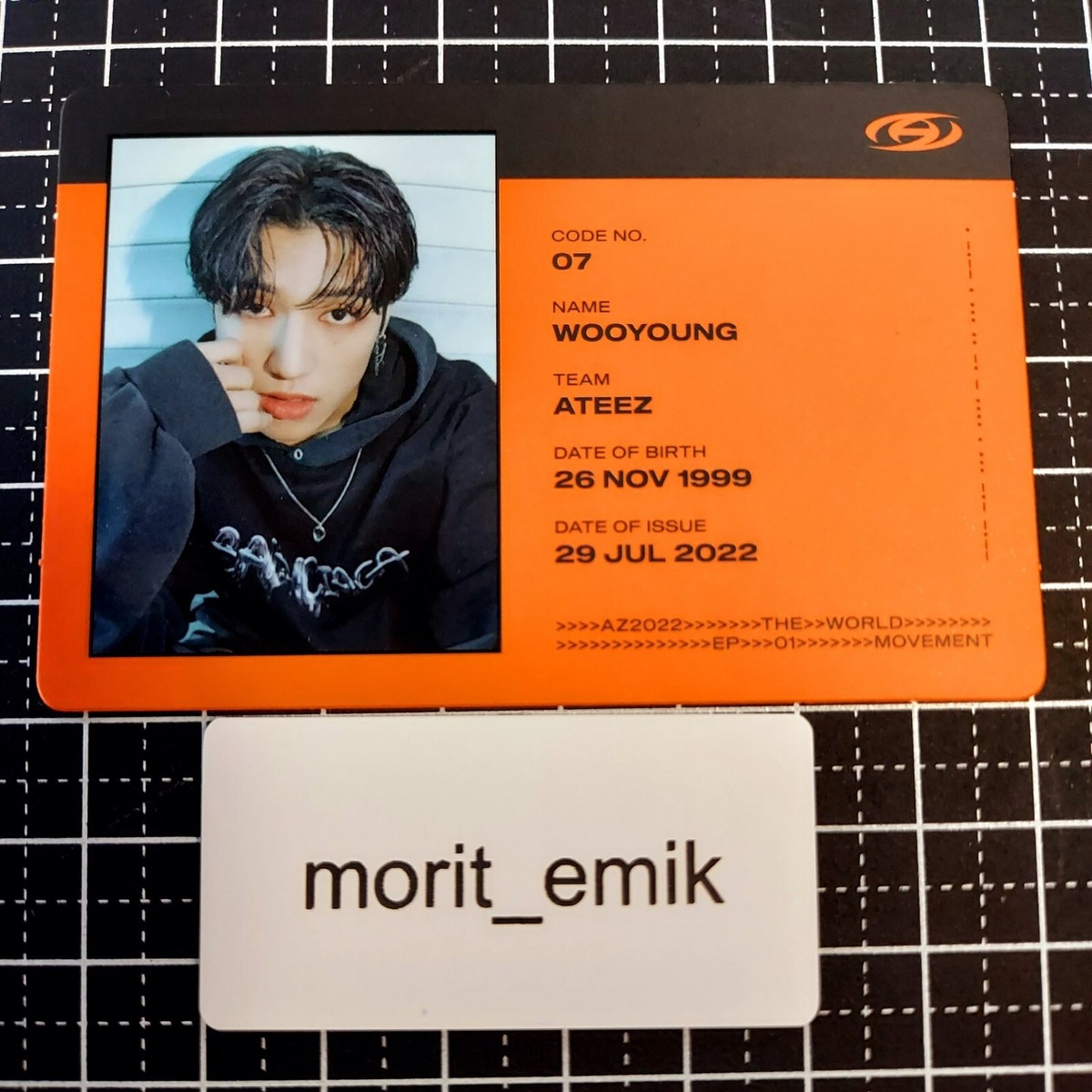 タレントカード ATEEZ PLAYCODE YES24 WOOYOUNG ATEEZ PLAYCODE WOOYOUNG YES24特典｜Yahoo!フリマ（旧PayPayフリマ）