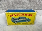 Vintage Lesney Matchbox Series 53 Ford Zodiac MK IV County Road Dept Blue