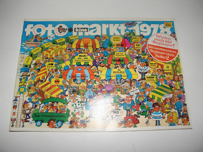 Vintage Foto Markt 1978 Prospekt/Katalog