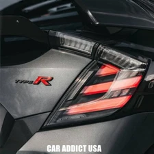 Clear Lens for 2016-2021 Honda Civic Hatchback/Type R FK7 FK8 LED Tail Lights