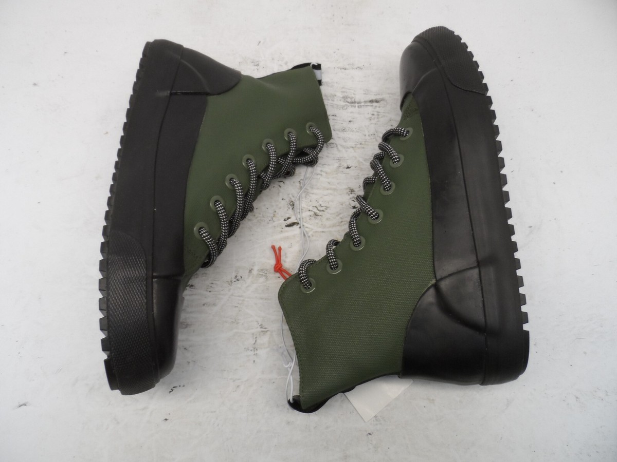Hunter Unisex Adult Size 6 Green Dipped Canvas High Top Sneakers Hunter High Top Athletic Shoes for Women for sale | eBay main image 2