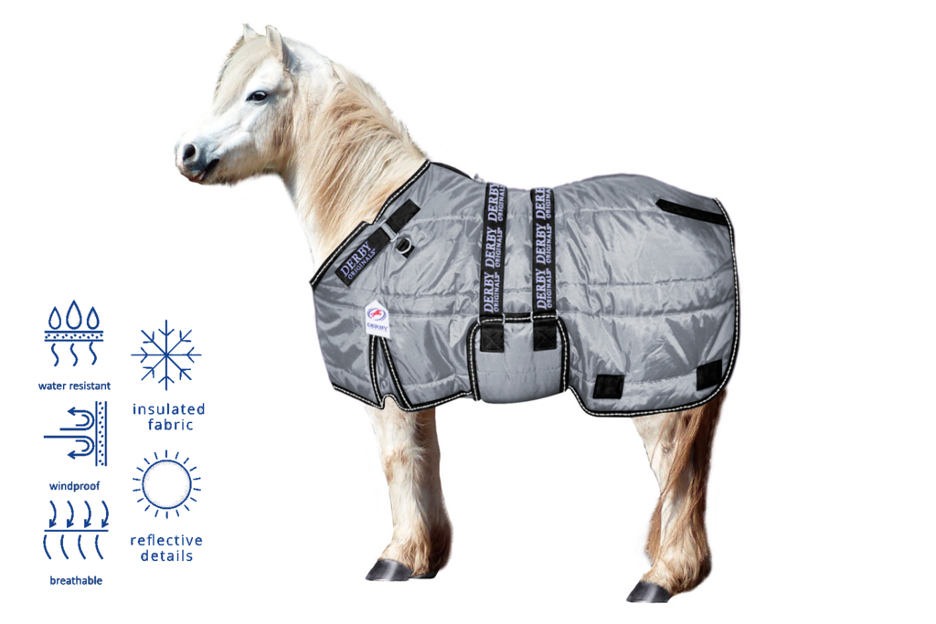 バッグ The warmcradts manufacture Derby-mini Derby Originals Nordic Tough 420D Closed Front Winter Mini Horse