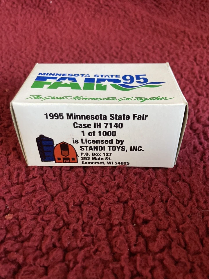 Case IH 7140 1995 Minnesota State Fair Limited Edition 1/64 Die-Cast Metal New - Image 2 of 4