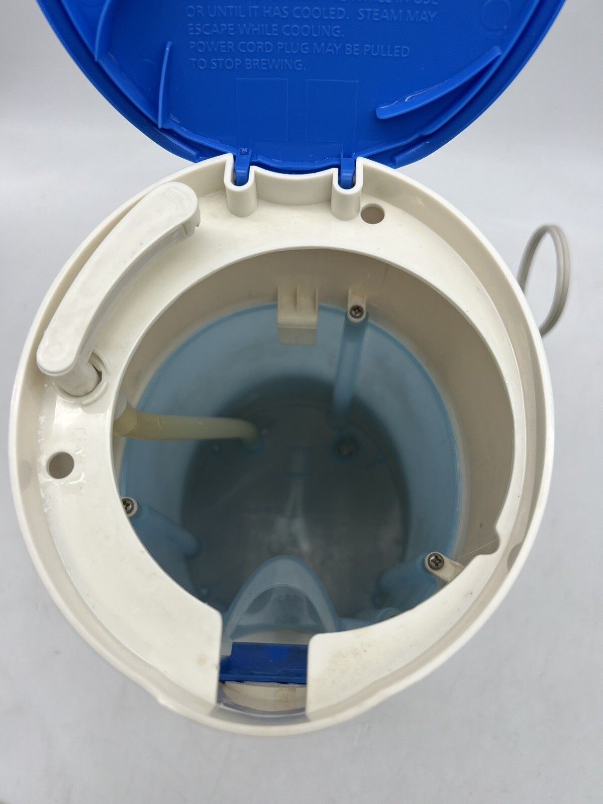 Mr Coffee Iced Tea Maker TM70 3 Quart Adjustable Strength Blue WITH