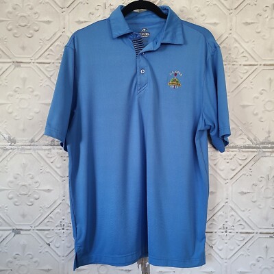 Ahead Extreme Polo Shirt Men Small Black Vented US Open Merion