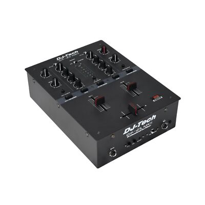DJ Tech, 2 DJ Mixer, Black, One Size (DIF2SMKII)
