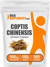 BulkSupplements Coptis Chinensis Extract Powder - 500mg Per Serving