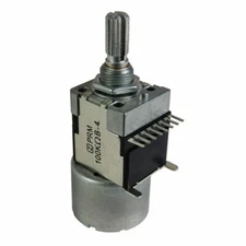  PRM Dual  Linear Motorized Potentiometer 100K Ohm Taper, 5vdc Motor 