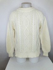 REVERE - True Vintage Heavy Duty FISHERMAN KNIT Mens S/M Sweater - EXC