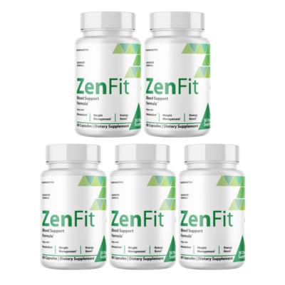 ZenFit Blood Support Formula 5 Bottles 300 Capsules
