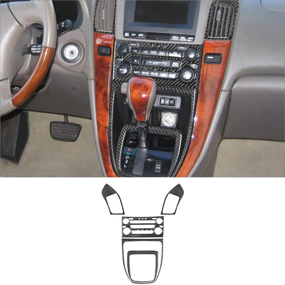 Kit de cubierta interior completo de fibra de carbono de 20 piezas para Lexus RX300 1988-2003 Foto 2 de 4