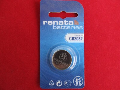 1x CR 2032 Renata Lithium CR2032 DL2032 3Volt Batterie