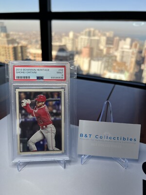 topps 大谷翔平 2019 heritage RC PSA9 Shohei Ohtani 大谷 翔平 2019 Bowman Heritage #92 PSA 9 POP 6
