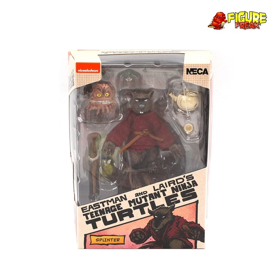 NECA TMNT Teenage Mutant Ninja Turtles Mirage Comics Splinter 7" Figure - Image 1 of 3