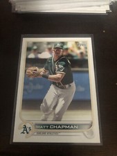 2022 Topps Series 1 Baseball Matt Chapman Base #176 Oakland Athletics T2