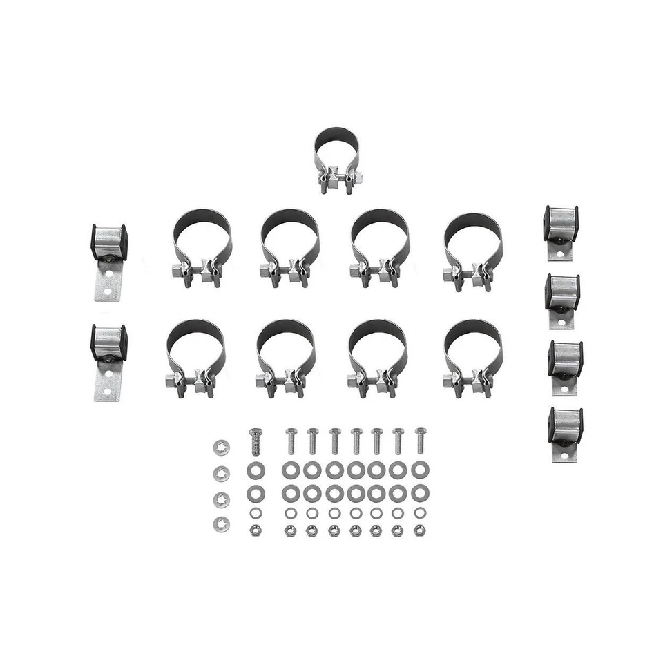 Комплект выхлопной системы для 1968-1971 Ford F-100 6,4 л V8 GAS OHV - Изображение 4 из 4