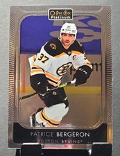2021-22 O-Pee-Chee Platinum #191 Patrice Bergeron BRUINS Hockey card🏒NM/MT