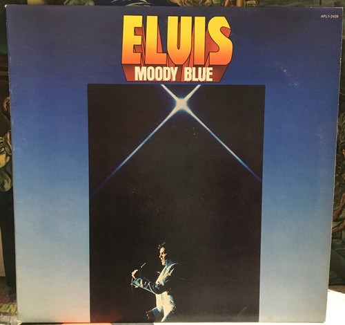 Elvis Presley Moody Blue Record AFL1-2428 Black Vinyl