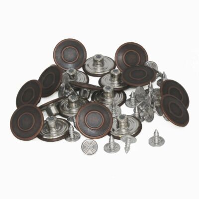Jeans Vite Insieme Bottone Tack, Rivet Borchie SENZA CUCITURE 20mm