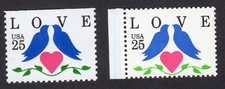 Scott #2440 2441 Love Birds Single Stamps - MNH #11