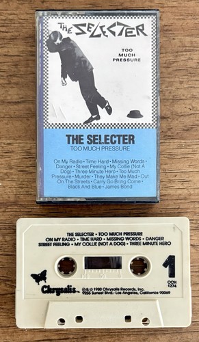 The Selecter, Too Much Pressure, Cassette, Used, Ska, G+\G+, US 1980