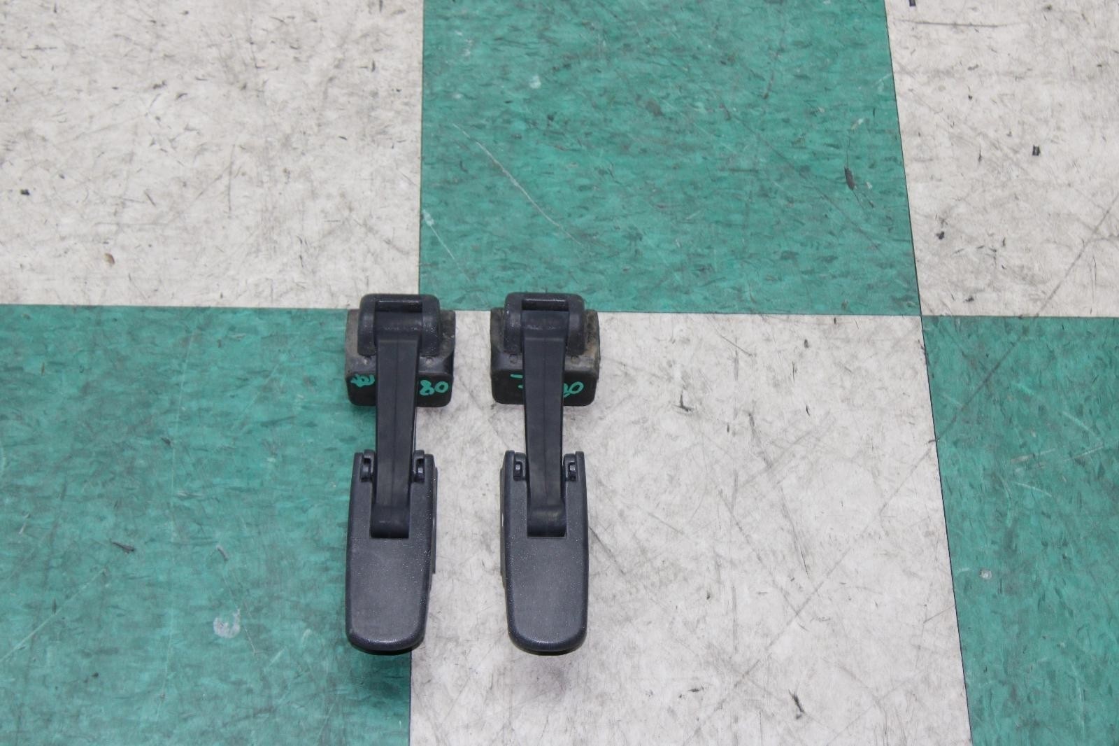 03-09 H2 Black Front Hood Bonnet Pair LH RH Straps Latch OEM Factory OE WTY WTY