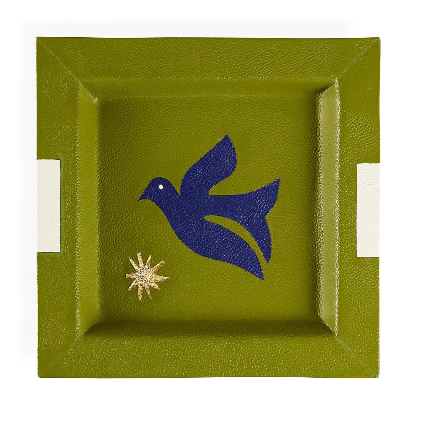RARE NWT 100% Authentic Playa Leather Bird Tray Luxury Designer Premium Elegant
